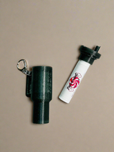 Load image into Gallery viewer, Tumbler Style Lip Balm Holder Keychain
