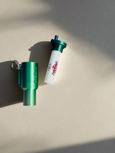 Load image into Gallery viewer, Tumbler Style Lip Balm Holder Keychain