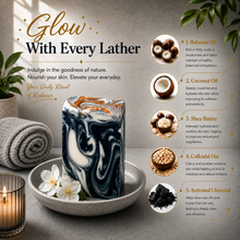 Load image into Gallery viewer, Black Linen + Amber Soap Bar | Unisex Handmade Moisturizing Bath Soap