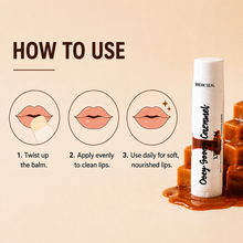 Load image into Gallery viewer, Ooey Gooey Caramel Lip Balm – Warm, Creamy & Rich Caramel Moisturizing Lip Balm, Unsweetened, 0.15 oz