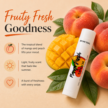 Load image into Gallery viewer, Mango Peach Lip Balm – Tropical Mango & Juicy Peach Moisturizing Lip Balm, Unsweetened, 0.15 oz