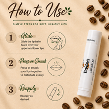 Load image into Gallery viewer, Kahlua-Inspired Lip Balm – Rich Coffee & Cream Moisturizing Lip Balm, Smooth Non-Greasy Lip Care, 0.15 oz