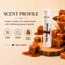 Load image into Gallery viewer, Ooey Gooey Caramel Lip Balm – Warm, Creamy & Rich Caramel Moisturizing Lip Balm, Unsweetened, 0.15 oz