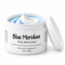 Load image into Gallery viewer, Blue Meridian Body Buttercream – Moisturizing Shea Butter & Safflower Oil, Bergamot & Neroli Scent, 8 oz