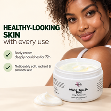 Load image into Gallery viewer, White Tea & Pear Body Buttercream – Moisturizing Shea Butter & Safflower Oil, Citrus & Fruity Scent, 8 oz