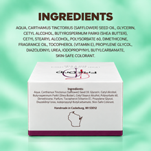 Load image into Gallery viewer, Leather + Sandalwood Body Buttercream – Moisturizing Shea Butter & Safflower Oil, Mint, Leather & Woody Scent, 8 oz