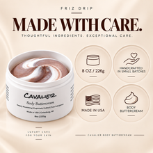 Load image into Gallery viewer, Cavalier Body Buttercream – Moisturizing Shea Butter & Safflower Oil, Spicy Bergamot & Cedarwood Scent, 8 oz