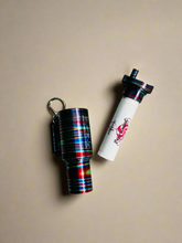 Load image into Gallery viewer, Tumbler Style Lip Balm Holder Keychain
