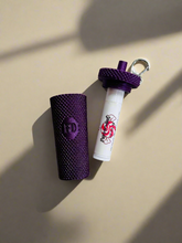 Load image into Gallery viewer, Coffee Cup Tumbler Style Lip Balm Holder Keychain
