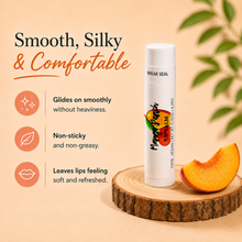 Load image into Gallery viewer, Mango Peach Lip Balm – Tropical Mango &amp; Juicy Peach Moisturizing Lip Balm, Unsweetened, 0.15 oz
