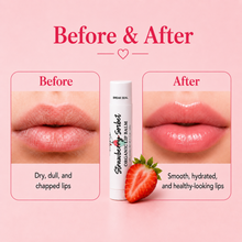 Load image into Gallery viewer, Strawberry Sorbet Lip Balm – Sweet Strawberry Moisturizing Lip Balm, Smooth Non-Greasy Lip Care, 0.15 oz
