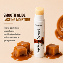 Load image into Gallery viewer, Ooey Gooey Caramel Lip Balm – Warm, Creamy &amp; Rich Caramel Moisturizing Lip Balm, Unsweetened, 0.15 oz
