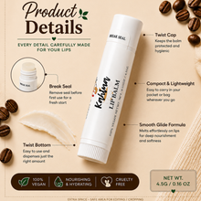 Load image into Gallery viewer, Kahlua-Inspired Lip Balm – Rich Coffee &amp; Cream Moisturizing Lip Balm, Smooth Non-Greasy Lip Care, 0.15 oz
