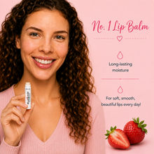 Load image into Gallery viewer, Strawberry Sorbet Lip Balm – Sweet Strawberry Moisturizing Lip Balm, Smooth Non-Greasy Lip Care, 0.15 oz
