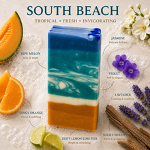 Load image into Gallery viewer, 8th &amp; Ocean Tropical Soap Bar | Vegan Moisturizing Handmade Bath Soap

