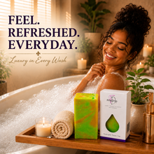 Load image into Gallery viewer, Ginger + Lime Soap Bar | Zesty Handmade Moisturizing Bath Soap
