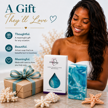 Load image into Gallery viewer, Blue Meridian Soap Bar | Masculine Scent Handmade Moisturizing Bath Soap
