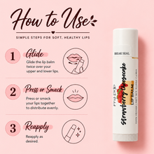Load image into Gallery viewer, Strawberry Cheesecake Lip Balm – Sweet Strawberry &amp; Creamy Cheesecake Moisturizing Lip Balm, Smooth Non-Greasy Lip Care, 0.15 oz
