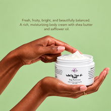 Load image into Gallery viewer, White Tea &amp; Pear Body Buttercream – Moisturizing Shea Butter &amp; Safflower Oil, Citrus &amp; Fruity Scent, 8 oz
