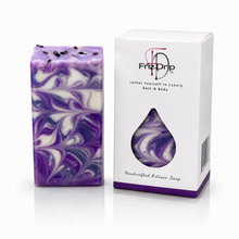 Load image into Gallery viewer, Lavender Flowers Soap Bar | Handmade Lavender Bath Soap &amp; Moisturizing Body Bar

